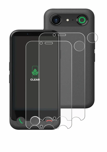 Image of the device Doro Aurora A10 (Front+Camera) with a wide variety of screen protectors.