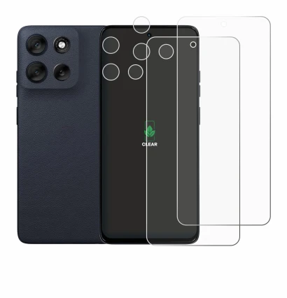 Image of the device Motorola Moto G56 (Front+Camera) with a wide variety of screen protectors.