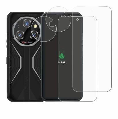 Image of the device Oukitel WP55 Pro (Front+Camera) with a wide variety of screen protectors.