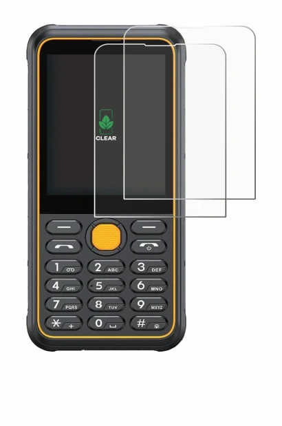 Image of the device Ulefone Armor Mini 4 with a wide variety of screen protectors.