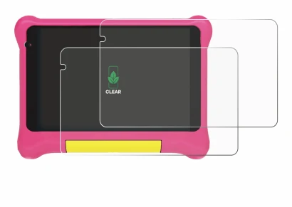 Image of the device Happybe Kids Tablet 7" with a wide variety of screen protectors.