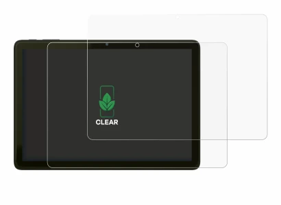 Image of the device VALE Tablet V10A with a wide variety of screen protectors.