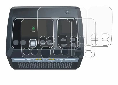 Image of the device SkyRc D750 Mix with a wide variety of screen protectors.