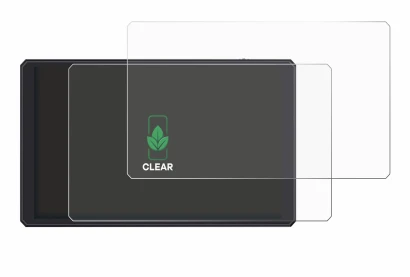 Image of the device Feelworld CUT6 6" with a wide variety of screen protectors.