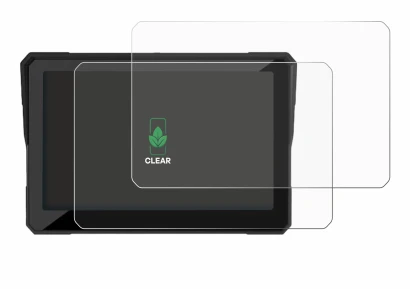 Image of the device Carpuride W702S Pro 7" with a wide variety of screen protectors.
