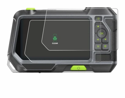 Image of the device Teslong NTS500 with a wide variety of screen protectors.