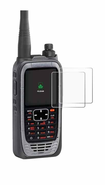 Image of the device Icom IC-A25NE /IC-A25CE with a wide variety of screen protectors.