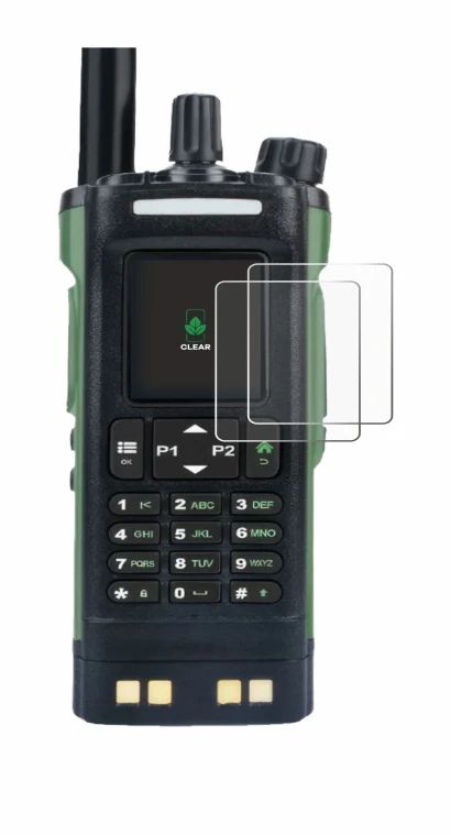 Image of the device Baofeng DM-32 with a wide variety of screen protectors.