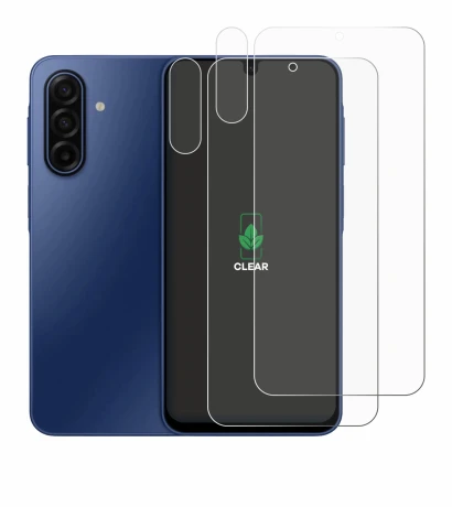 Image of the device Samsung Galaxy A17 5G (Front+Camera) with a wide variety of screen protectors.