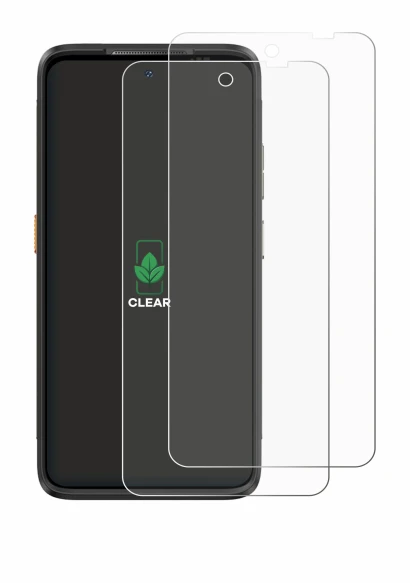 Image of the device Ulefone Armor 23 Ultra with a wide variety of screen protectors.