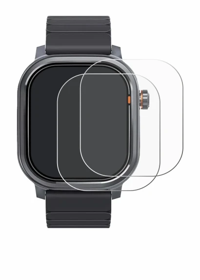 Image of the device Kospet Pulse with a wide variety of screen protectors.