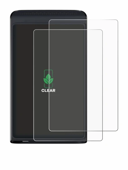 Image of the device Vasco Translator Q1 with a wide variety of screen protectors.