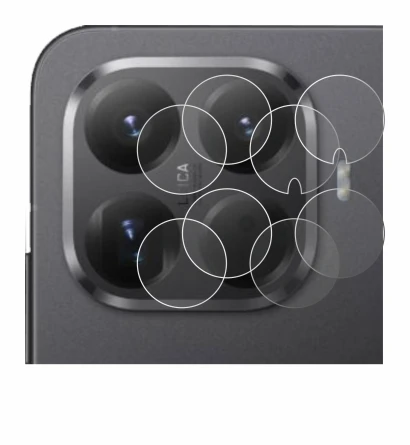 Image of the device Xiaomi 15T Pro (ONLY Camera Lens) with a wide variety of screen protectors.