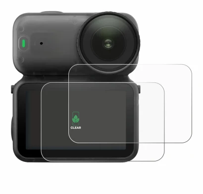 Image of the device DJI Osmo Nano with a wide variety of screen protectors.