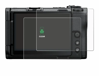Image of the device Nikon ZR with a wide variety of screen protectors.