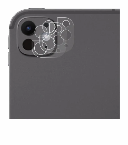 Image of the device Apple iPad Pro 13" 2025 (ONLY Camera Lens) with a wide variety of screen protectors.