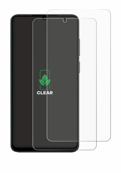Image of the device Honor X5c with a wide variety of screen protectors.