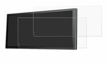 Image of the device Krunia 9.26" with a wide variety of screen protectors.