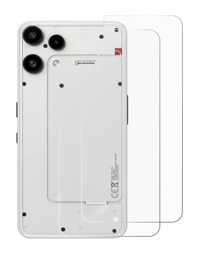 Image of the device Nothing Phone (3a) Lite (Back) with a wide variety of screen protectors.