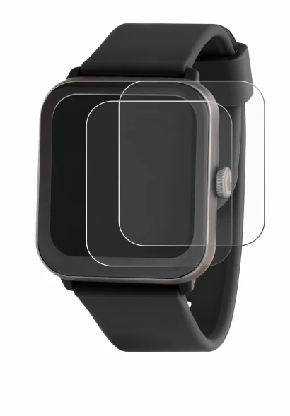 Image of the device Sector Smartwatch S-08 with a wide variety of screen protectors.