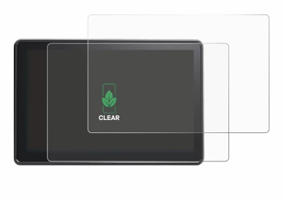 Image of the device Osee G7 Pro with a wide variety of screen protectors.