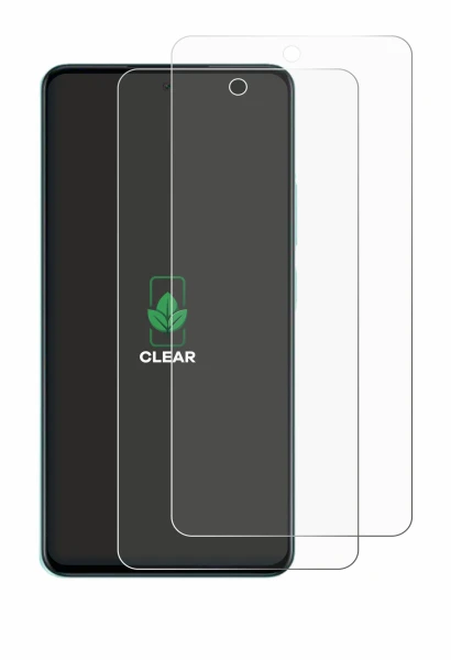Image of the device Oppo A5 with a wide variety of screen protectors.
