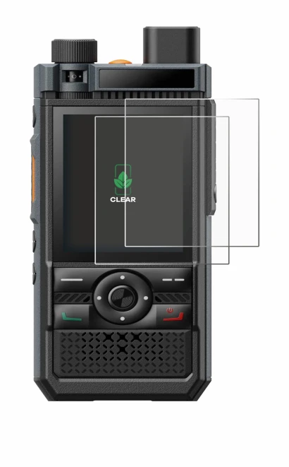 Image of the device Hytera P50 Pro with a wide variety of screen protectors.