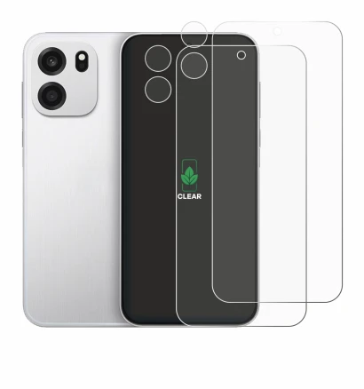 Image of the device OnePlus Turbo 6V (Front+Camera) with a wide variety of screen protectors.