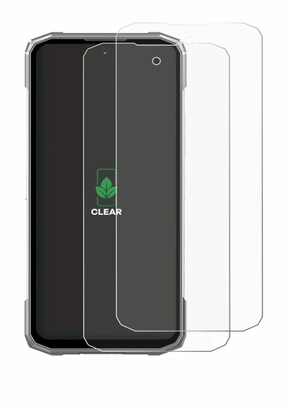 Image of the device Doogee Blade 20 Max with a wide variety of screen protectors.