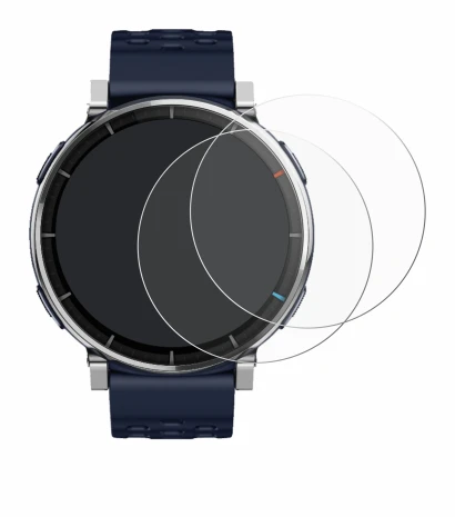Image of the device Amazfit Active 3 Premium with a wide variety of screen protectors.