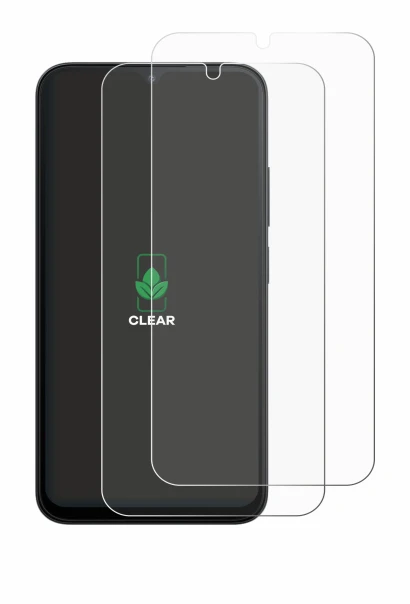Image of the device Xiaomi Redmi A7 Pro with a wide variety of screen protectors.