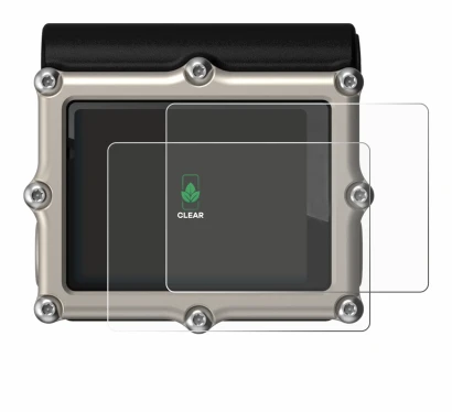 Image of the device Shearwater Petrel 3 dive computer with a wide variety of screen protectors.