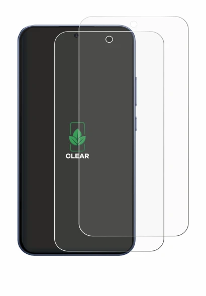 Image of the device Oppo F33 Pro with a wide variety of screen protectors.