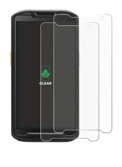 Image of the device Point Mobile PM84P with a wide variety of screen protectors.