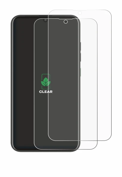Image of the device Murena Teracube 2s with a wide variety of screen protectors.