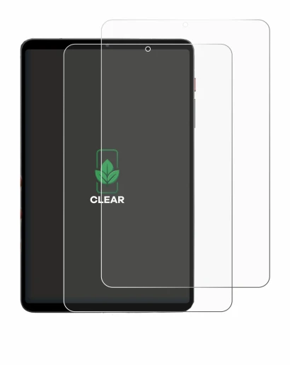 Image of the device BNCF BPad T1 with a wide variety of screen protectors.