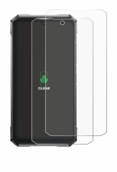 Image of the device Doogee S200 Ultra with a wide variety of screen protectors.