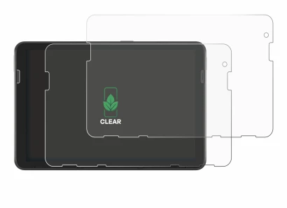 Image of the device Zebra ET401 8" with a wide variety of screen protectors.