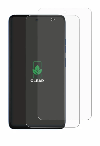 Image of the device Motorola Moto G57 with a wide variety of screen protectors.