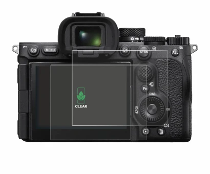 Image of the device Sony Alpha 7R VI with a wide variety of screen protectors.