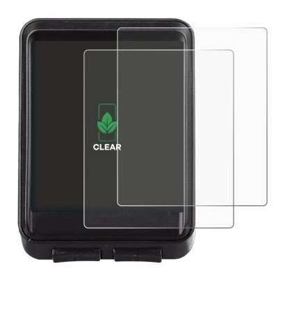 Image of the device OHFAMO IC321 with a wide variety of screen protectors.