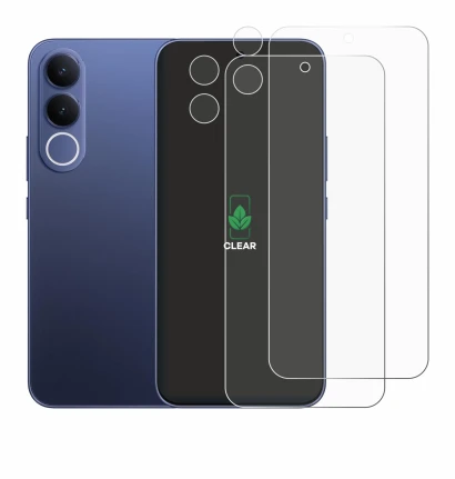 Image of the device Vivo V70 FE (Front+Camera) with a wide variety of screen protectors.