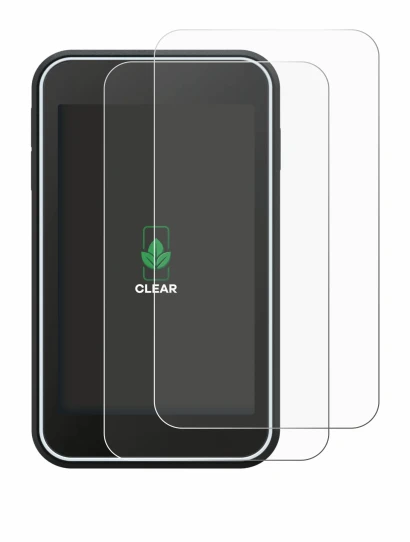 Image of the device Shot Scope H50 with a wide variety of screen protectors.