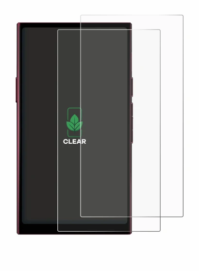 Image of the device Hiby R8 II with a wide variety of screen protectors.