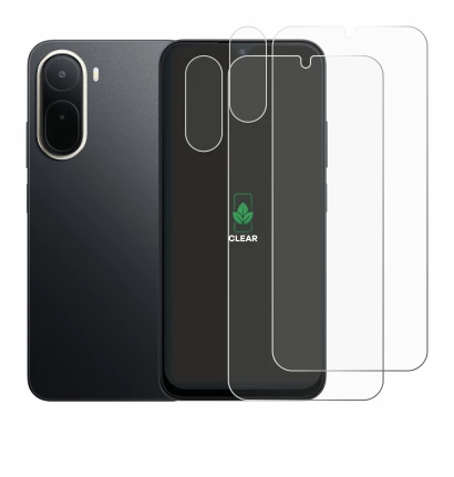 Image of the device Xiaomi Redmi A7 Pro (Front+Camera) with a wide variety of screen protectors.