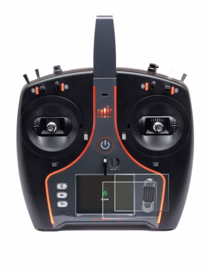 Image of the device Spektrum NX7e Plus with a wide variety of screen protectors.