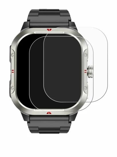 Image of the device Jugeman V10 2.06" with a wide variety of screen protectors.