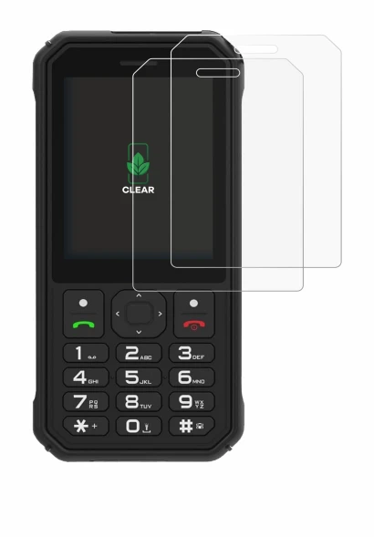 Image of the device AGM M11 with a wide variety of screen protectors.