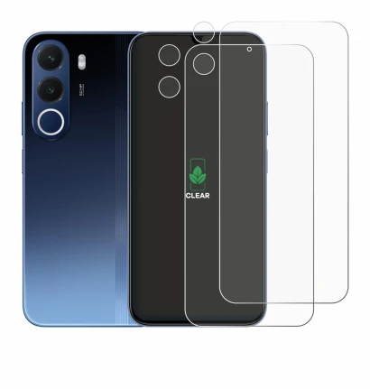Image of the device realme C100x (Front+Camera) with a wide variety of screen protectors.