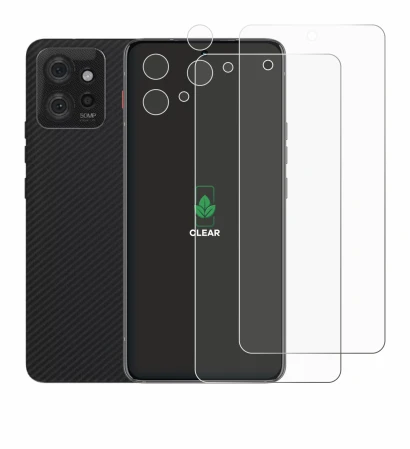 Image of the device Motorola ThinkPhone (Front+Camera) with a wide variety of screen protectors.
